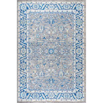 Modern Persian Boho Floral Area Rug